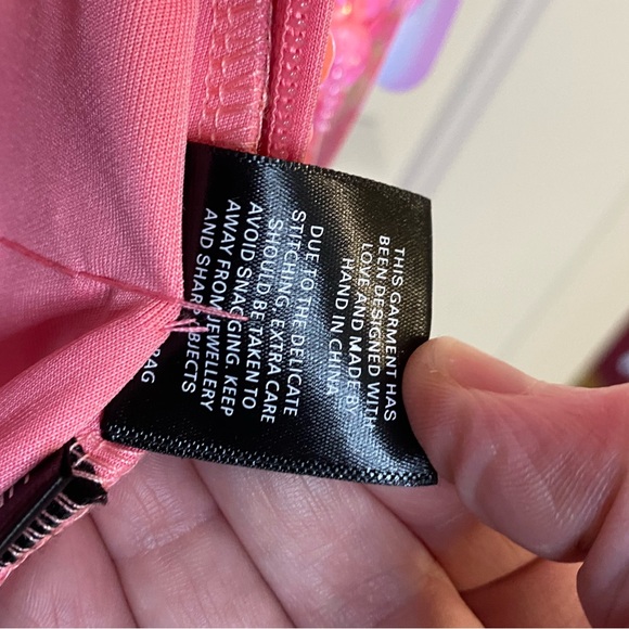 Heyami Electric Pink Disuko Dress NWT US 4 - Picture 8 of 10